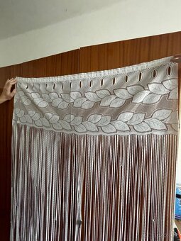 Provázková záclona do dveří - 2