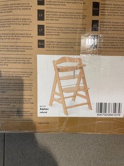 Nová dětská jidelni židlička - 2