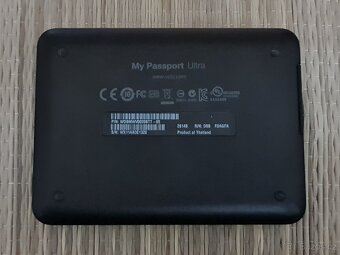 Externí HDD WD Passport Ultra 2 TB, v provozu jen 202 krát - 2