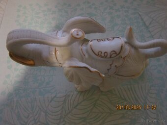 keramická soška slona - 2