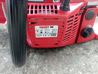 HECHT 50 benzínová pila jako nová + jeden startér navíc - 2