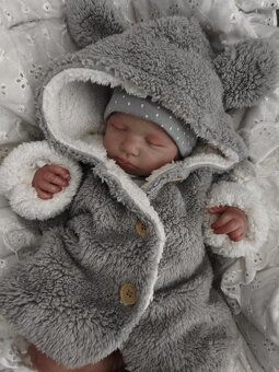 Huňatý kabátek s oušky - 2