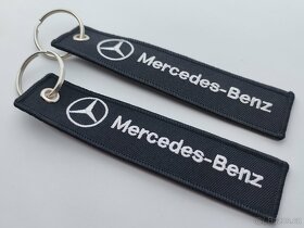 Klíčenka Mercedes-Benz černá látková - 2
