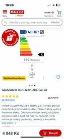 Prodám mini hotelovou ledničku GUZZANTI mini lednicka GZ 28 - 2