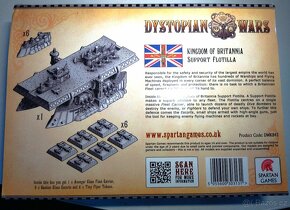 Dystopian Wars: Kingdom of Britannia support flotilla - 2