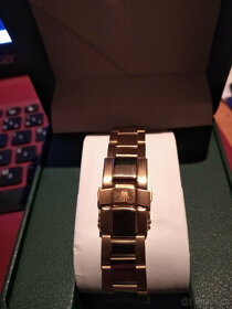 Rolex kovové hodinky,zlatý kov - 2