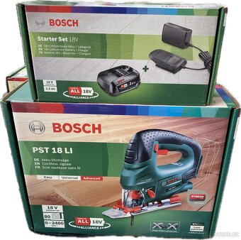 Přímočará pila BOSCH PST 18 LI Aku. + nabíječka a baterie - 2