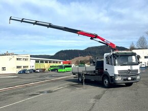 MB Atego 1527/ 2015/ Valník/ Hydraulická ruka HMF1120 K5 +DO - 2