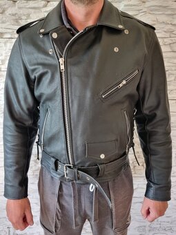 Kožený křivak / bunda L RSA na motorku - 2