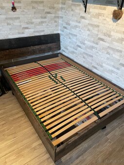 Postel s roštem 140 cm - 2