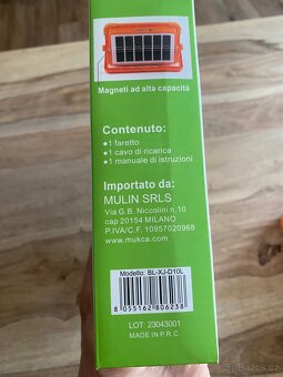 Solární LED světlo 35W s magnetem - 2