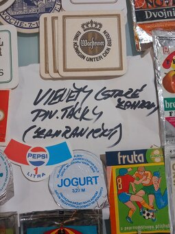 Retro pivní podtácky a retro obaly. - 2