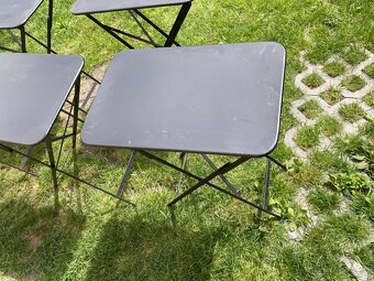 5x Skládací kovový stůl Bistro - Fermob - 37x57 cm - 2