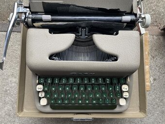 Kufříkový psací stroj Zeta (perlička) - 2