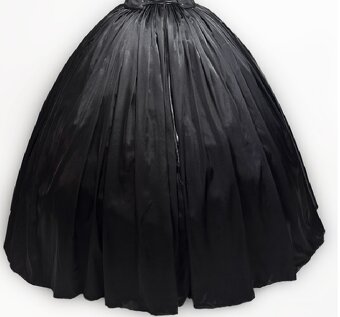 Maturitní šaty - černá plesová sukně Devil Night - 2