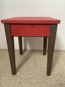 Stolička retro s úložným prostorem - 2