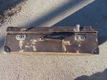 Starožitný kufr papírový - 2