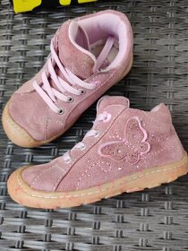 Prodám růžové kožené šněrovací boty zn.Lurchi - 2