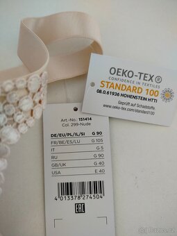 Podprsenka Viania 90G bezova - 2