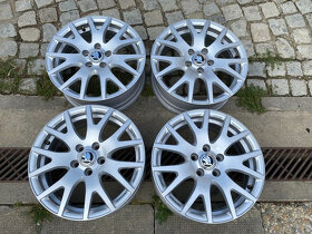PRODÁM ALU KOLA ŠKODA 17" 5X112 ET47 7J 571MM. - 2