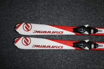 lyže dynamic 130 cm , lyžaky salomon - 2