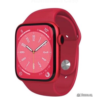 Watch 8 cell 45 Red, Red Sport Band(Chytré hodinky) - 2