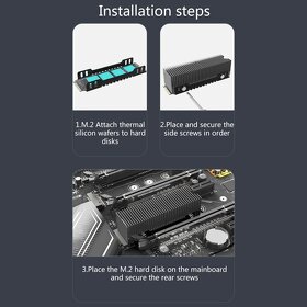JEYI M.2 HeatSink pasivní chladič na NVMe SSD - 2