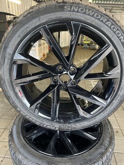 ORIGINÁLNÍ ALU KOLA ŠKODA KODIAQ 8Jx20 ET41 + ZIMNÍ PNEU - 2