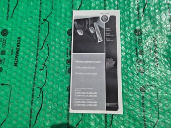 sada ozdobných spotovních krytů pedálů z ušlechtilé oceli Šk - 2