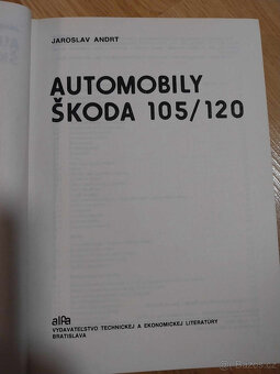 Automobily Škoda 105/120 - kniha, příručka - 2