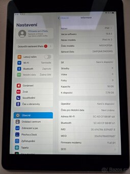 Apple iPad Air 2 A1567 16GB  Wi-Fi + Cellular (se SIM) - 2