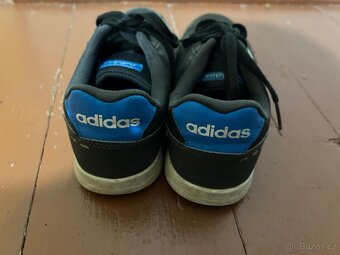 Chlapecké černé tenisky, sálovky - ADIDAS, vel. 36-37 - 2