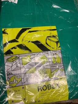 Plachta 10x12 s oky - 2