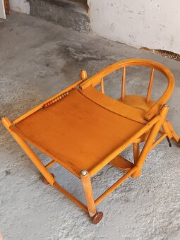 Retro dětská jídelní židlička - 2