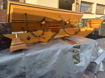 Dřevěný lustr - 2