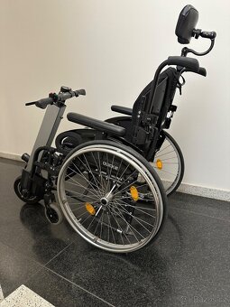 Invalidní vozík MEDICCO + přídavný pohon k vozíku HURT-E - 2