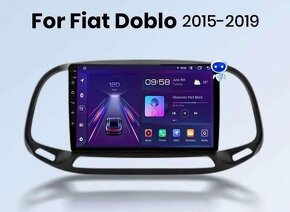 Android autorádio s navi pro FIAT DOBLO (2015-2019) - 2