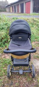 Zlato černý kočárek značky JUNAMA DIAMOND - 2