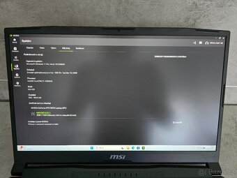 Herní notebook MSI Katana 17 - RTX 5070/32GB RAM/i7 - 2