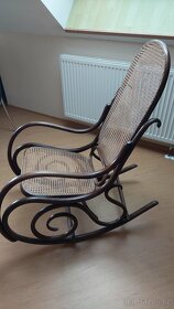Proutěné houpací křeslo - 2
