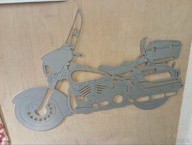 Harley-Davidson ,silueta , kov - 2