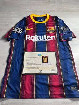 Lionel Messi FC Barcelona Podepsaný dres - 2