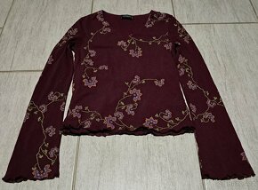 Krásné dámské tričko / halenka velikost S - 2