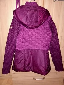 Nová dámská zimní vínová bunda vel. 40/M - 2