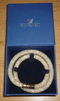 Béžový náramek s krystaly Swarovski - 2