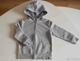 Dětská šedá mikina H&M, vel. 110–116 - 2