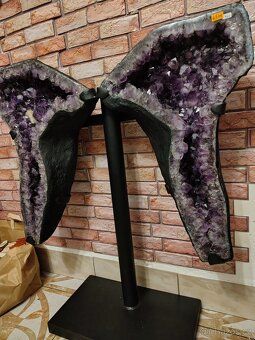 Ametyst motýlí křídla geoda - 2