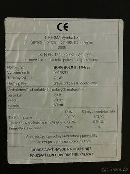 Krbová kamna Borgholm II - 2