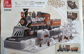 Stavebnice Winter Western Train NEW - 2