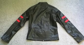 DÁMSKÁ BUNDA KOŽENKOVÁ ČERNÁ VELIKOST M - 2